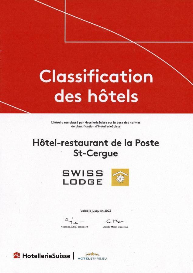 Hotel Restaurant La Poste Сен-Серг Экстерьер фото